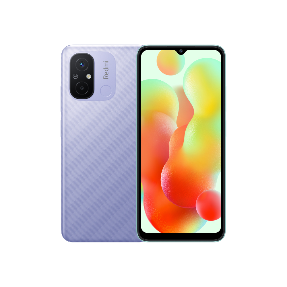 Смартфон Redmi 12C 3 ГБ/64 ГБ, лавандовый фиолетовый